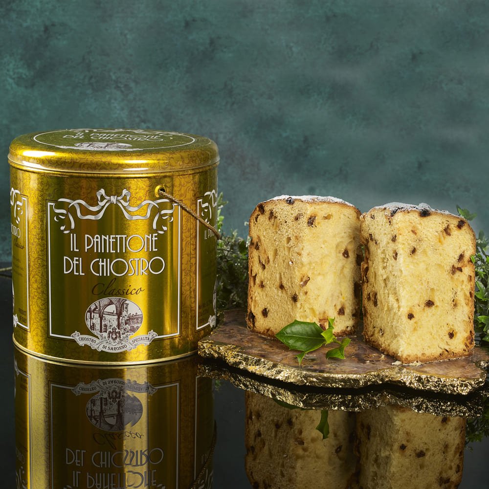 Classic Panettone in Gold Tin Lazzaroni