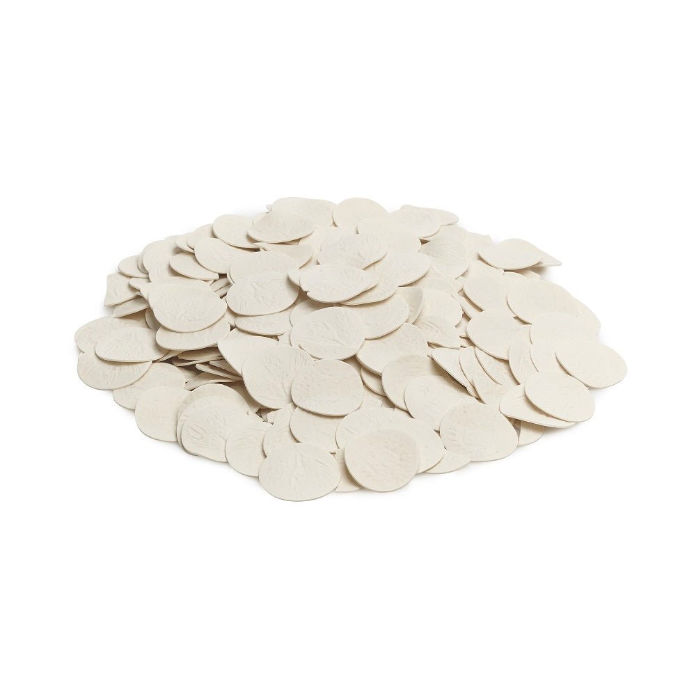 Pile of Croxetti pasta pieces