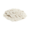Pile of Croxetti pasta pieces