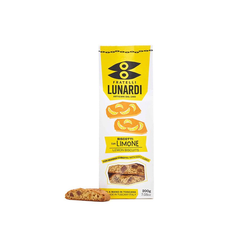 Crumbly Cantuccini Biscuits with Lemon 200g by Lunardi