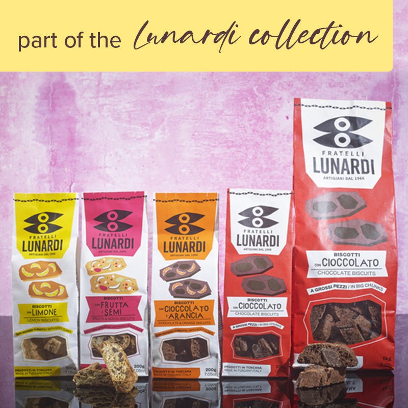 Crumbly Cantuccini Biscuits with Lemon 200g by Lunardi