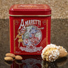 Crunchy Amaretti Cube Tin by Lazzaroni Chiostro di Saronno