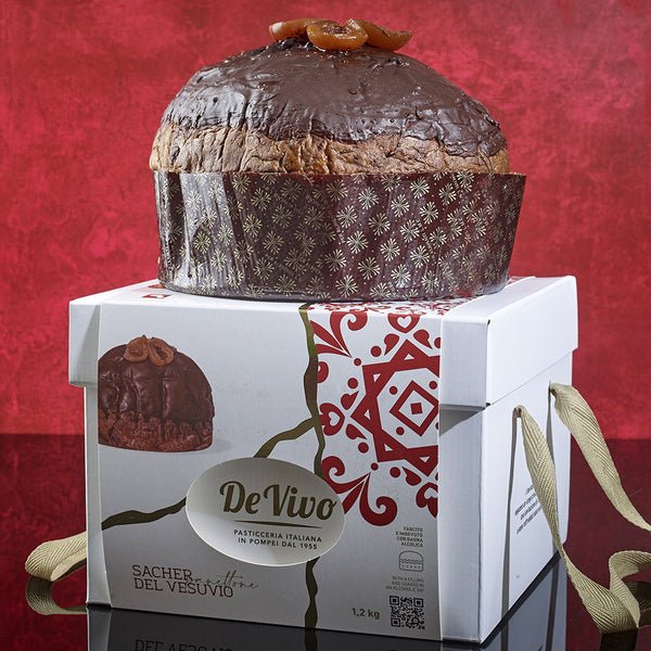 Apricot & Dark Chocolate Panettone 1.2kg by De Vivo