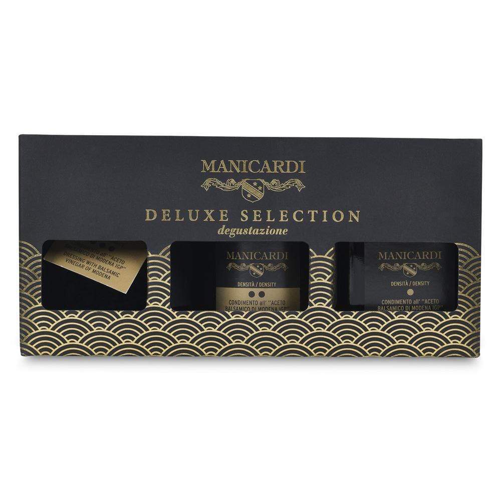 Deluxe Selection of Balsamic Vinegar of Modena Dressings 3 x 100ml by Manicardi