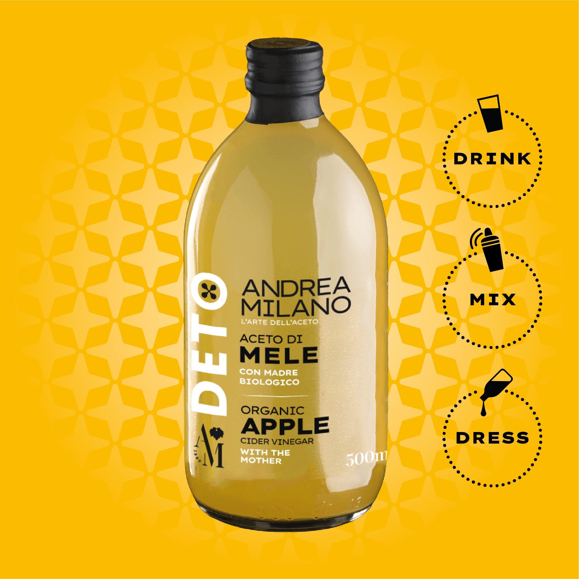 How to use Deto organic apple cider vinegar by Andrea Milano.