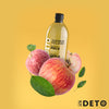 Deto organic apple cider vinegar bottle by Andrea Milano.