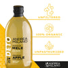 Features of Deto organic apple cider vinegar by Andrea Milano.