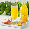 Drink Deto organic apple cider vinegar with ginger and turmeric by Andrea Milano.