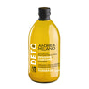 Bottle of Deto organic apple cider vinegar with ginger and turmeric by Andrea Milano.