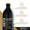 Features of  Deto organic Balsamic Vinegar of Modena by Andrea Milano.