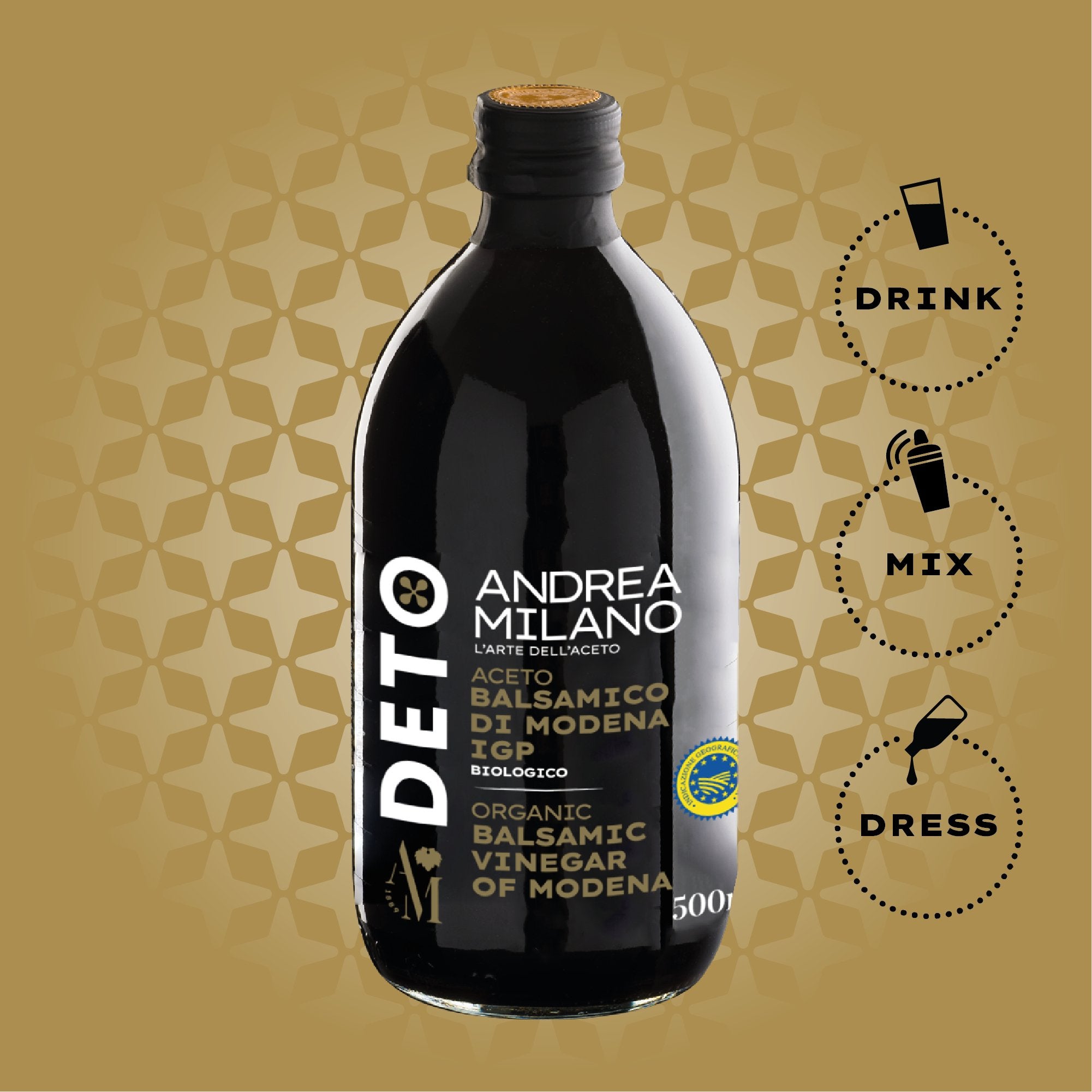 How to use Deto organic Balsamic Vinegar of Modena by Andrea Milano.