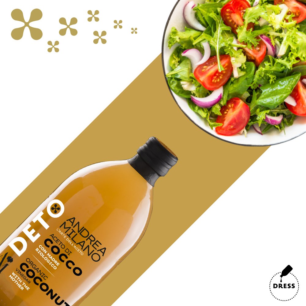 Recipe for Organic Deto coconut vinegar by Andrea Milano.