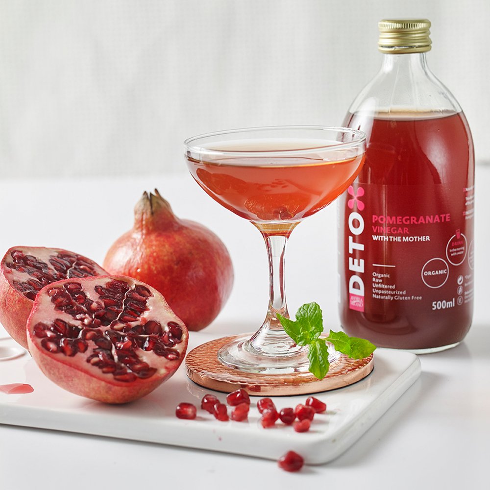 Drink pomegranate vinegar by Andrea Milano.