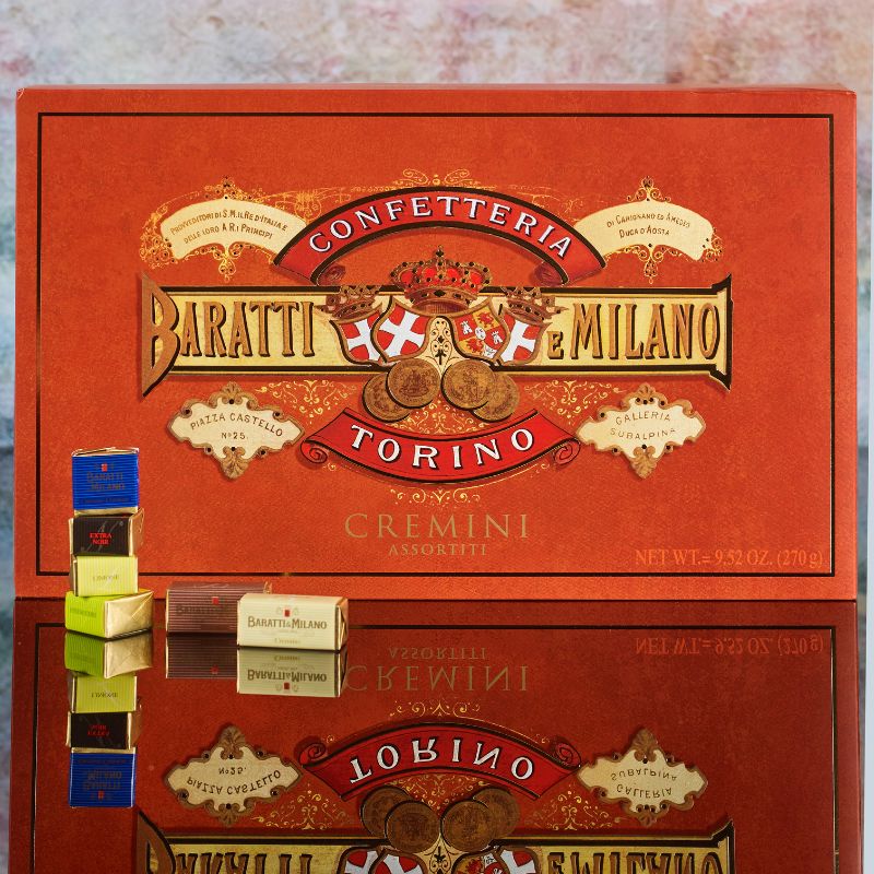 Elegant Assorted Cremini Box 270g by Baratti & Milano