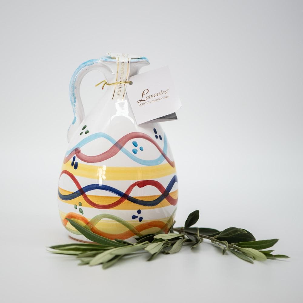 Extra Virgin Olive Oil in Ceramic Jug 500ml by Lamantea