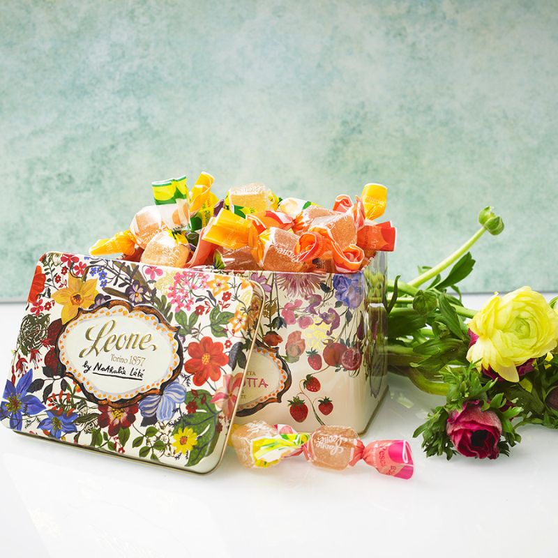 Fruit Jellies in Limited Edition Nathalie Lété Tin 200g by Leone