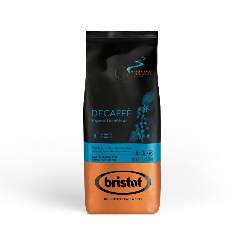 Ground Decaf Coffee 250g by Bristot