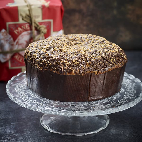 Hand-Wrapped Amaretto Cream Panettone 750g by Lazzaroni Chiostro di Saronno