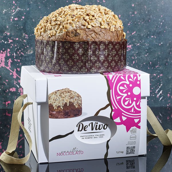 Hazelnut & Chocolate Panettone 1.2kg by De Vivo