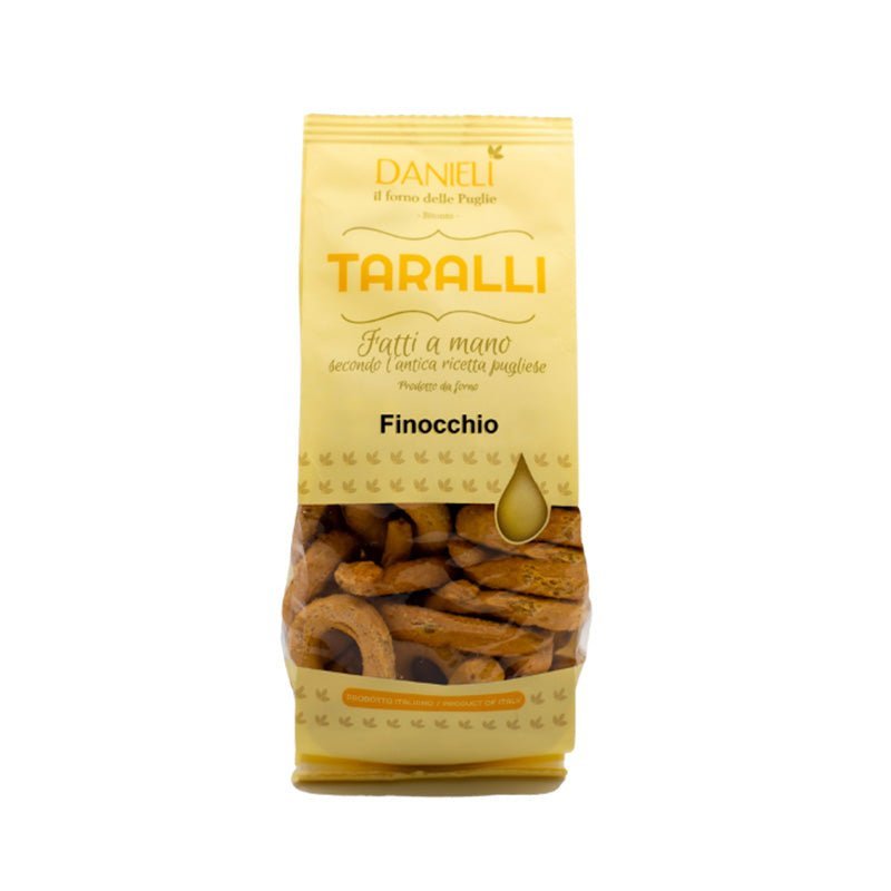 Italian Taralli Crackers with Fennel 240g by Danieli