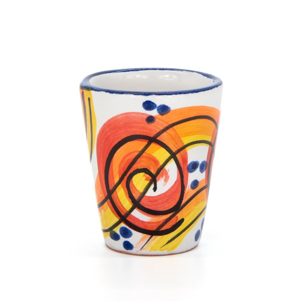 Limoncello Cup with Spirals by Sol'Art