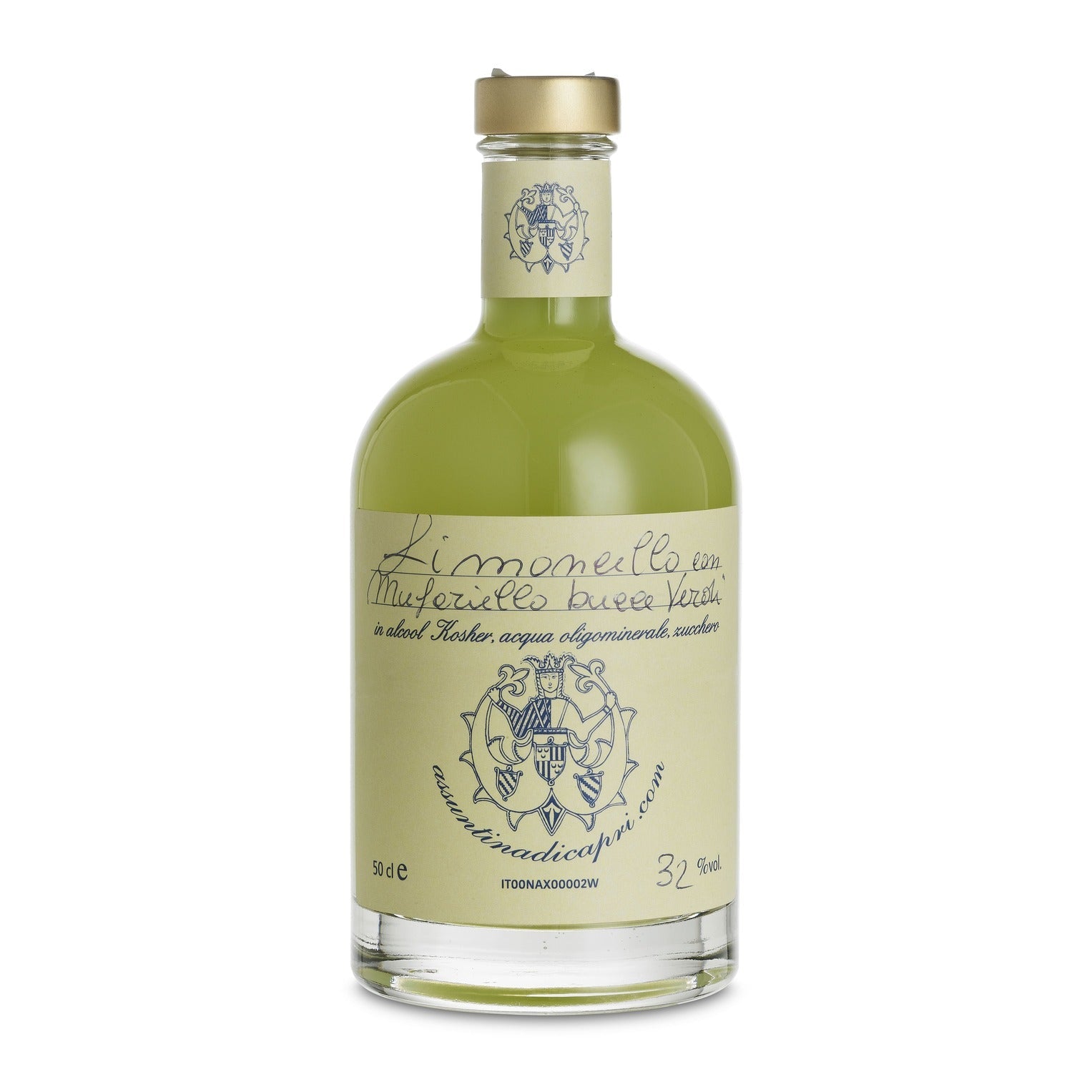 Limoncello Verde with Mufariello Lemons by Assuntina di Capri