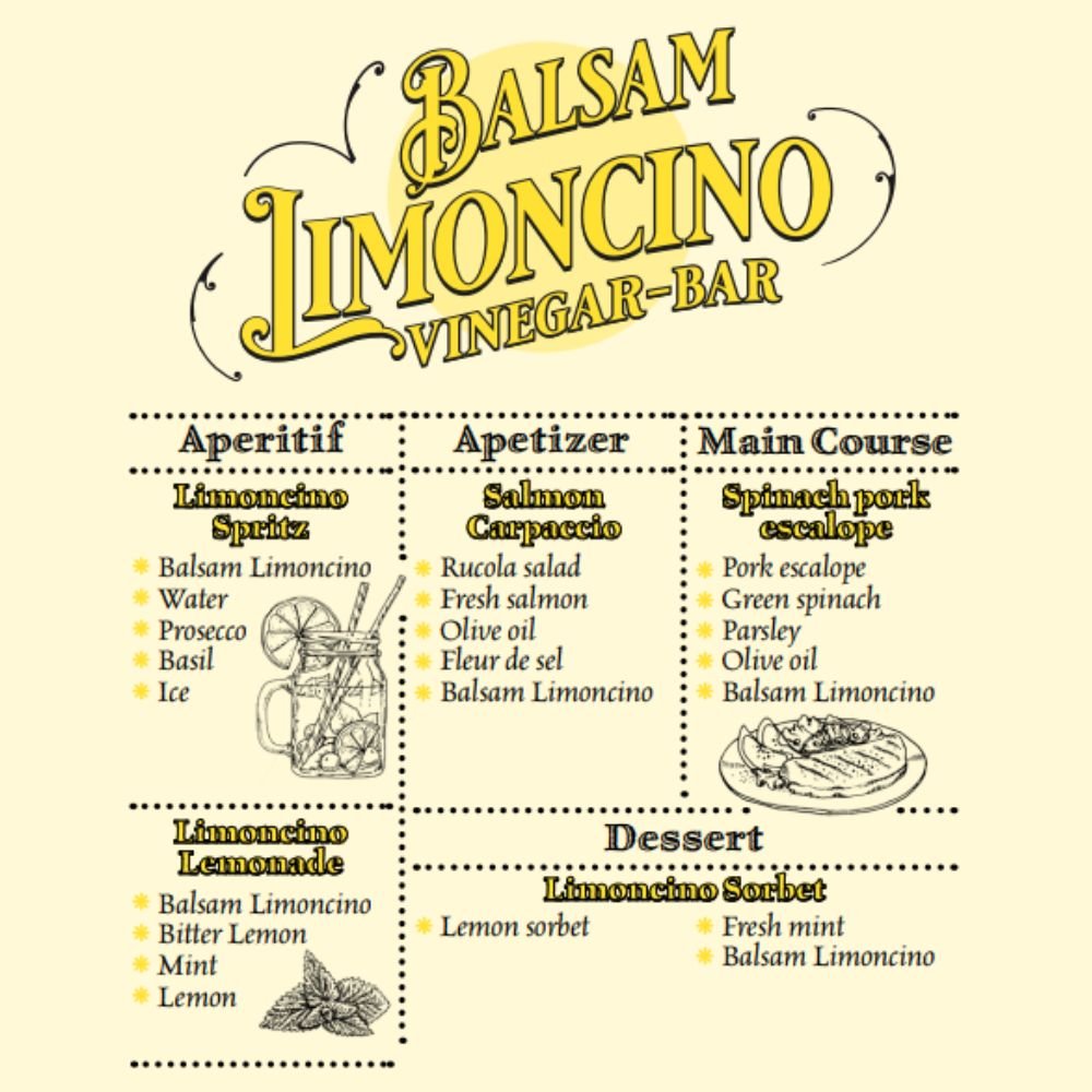 Limoncino Drinking Vinegar by Mussini 250ml (Mocktail)