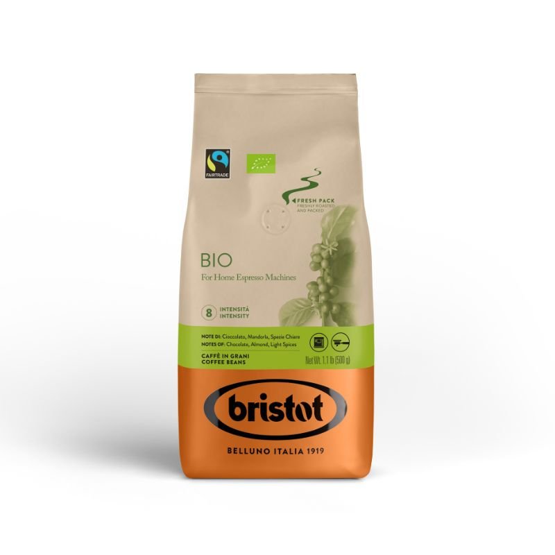 Organic Coffee Beans 500g by Bristot
