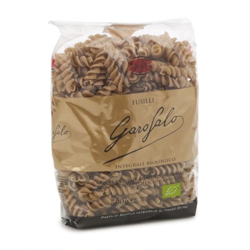 Organic Whole Wheat Fusilli 500g by Garofalo