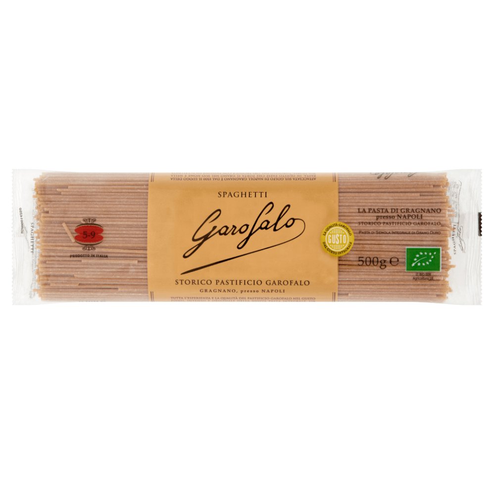 Organic Whole Wheat Spaghetti 500g by Garofalo