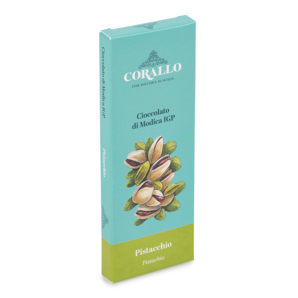 Pistachio Chocolate Bar 50g by Dolceria Corallo