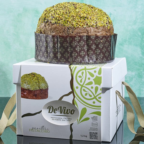 Pistachio Panettone 1.2kg by De Vivo