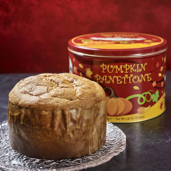 Pumpkin Panettone 750g in Tin by Lazzaroni Chiostro di Saronno