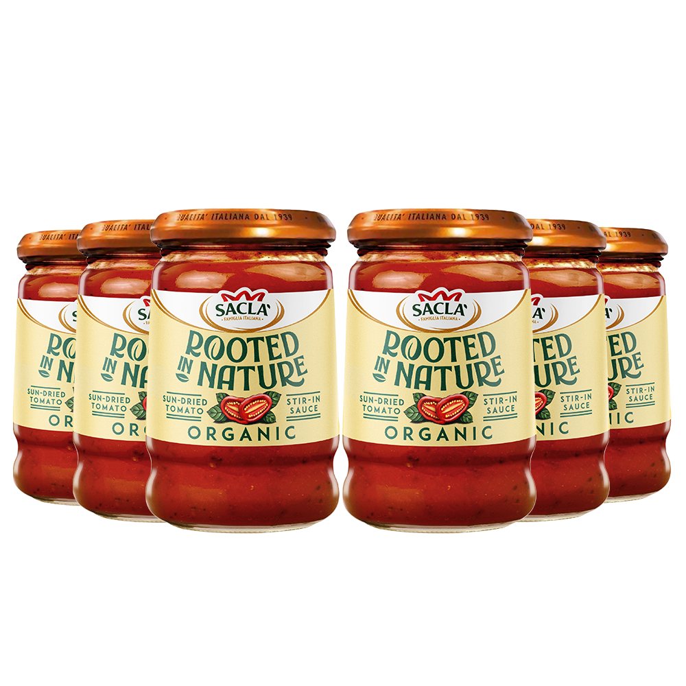 Rooted In Nature Organic Sun-Dried Tomato Stir-In Sauce 190g