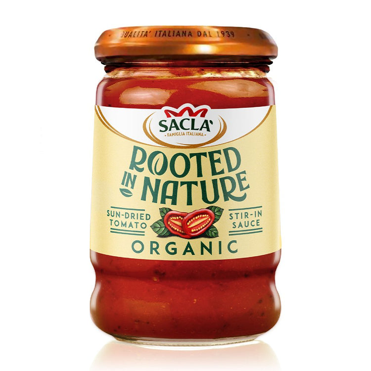 Rooted In Nature Organic Sun-Dried Tomato Stir-In Sauce 190g