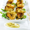 Griddled Scallops & Prawns with Fresh Coriander Pesto