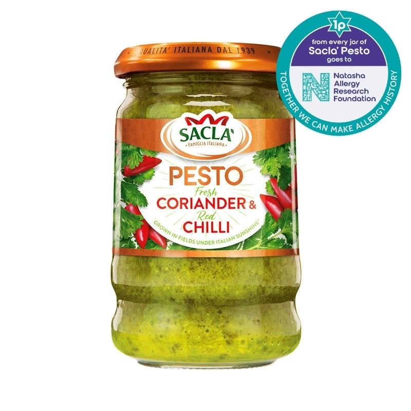 Sacla' Fresh Coriander & Chilli Pesto 190g