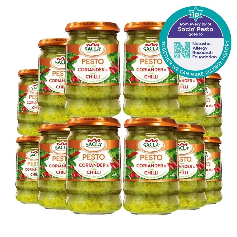 Sacla' Fresh Coriander & Chilli Pesto 190g