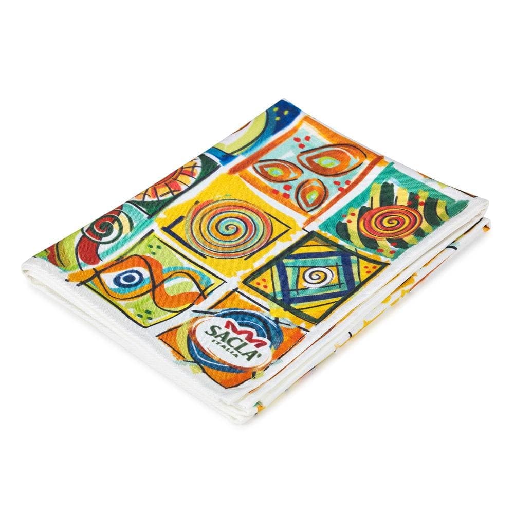 Sacla' Patterned Tea Towel