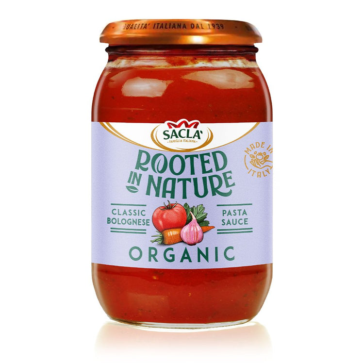 Sacla' Rooted In Nature Organic Classic Bolognese Sauce 500g