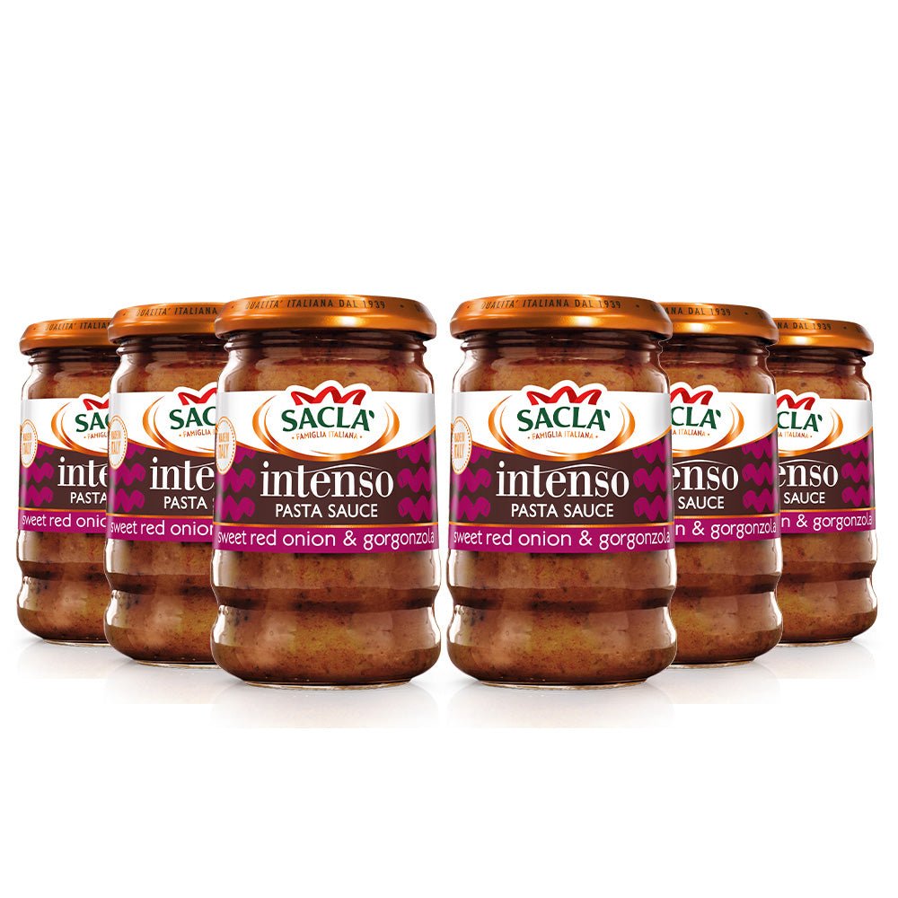 Sacla' Sweet Red Onion & Gorgonzola Intenso 190g