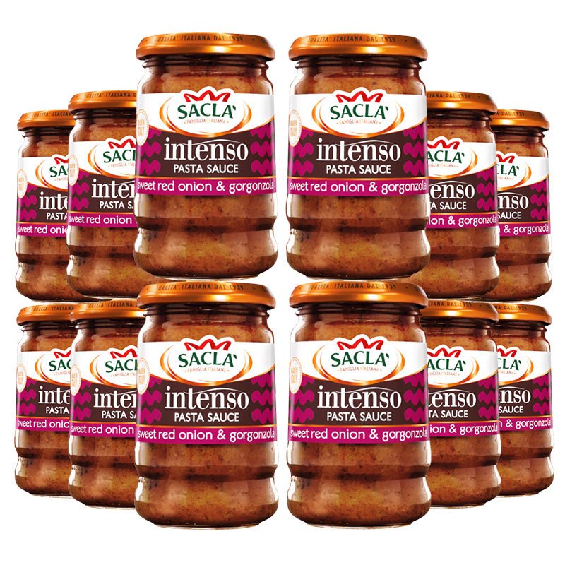 Sacla' Sweet Red Onion & Gorgonzola Intenso 190g
