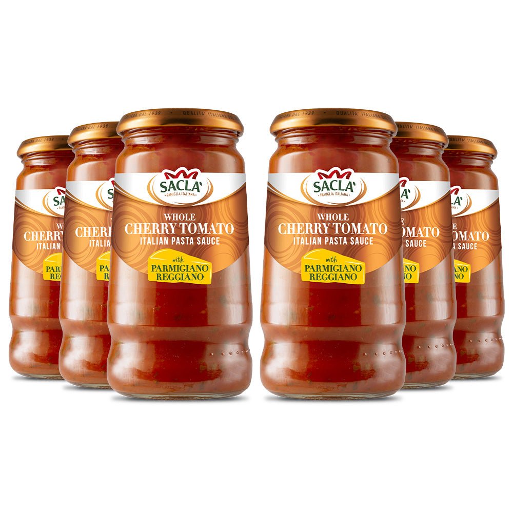 Sacla' Whole Cherry Tomato Pasta Sauce with Parmigiano Reggiano 350g