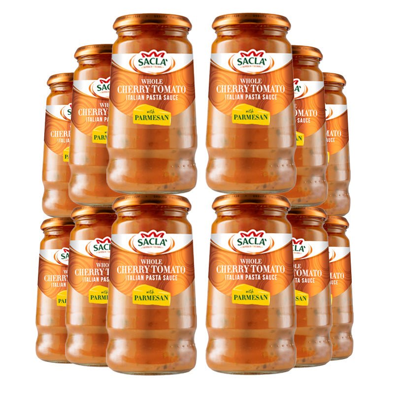 Sacla' Whole Cherry Tomato Pasta Sauce with Parmigiano Reggiano 350g