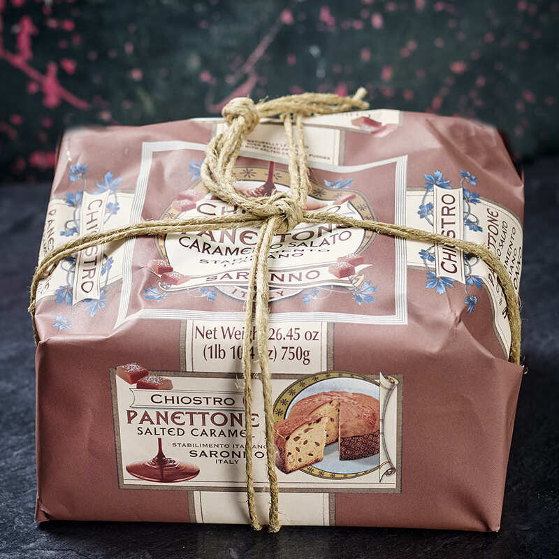 Salted Caramel Panettone 750g by Lazzaroni Chiostro di Saronno