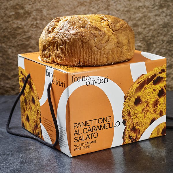 Salted Caramel Panettone 750g by Olivieri
