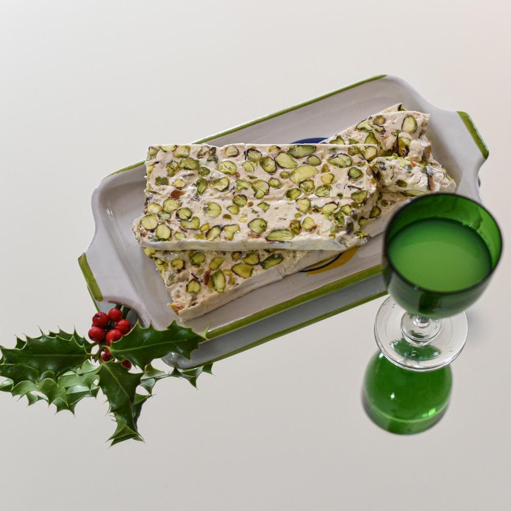 Soft Pistachio & Candied Orange Nougat Torrone 150g by D. Barbero