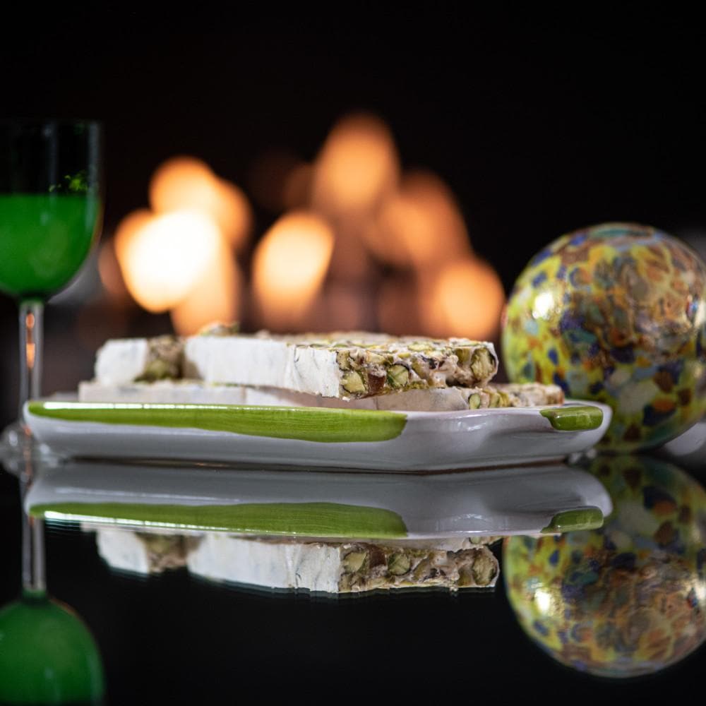 Soft Pistachio & Candied Orange Nougat Torrone 150g by D. Barbero