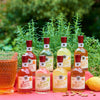 The range of Balsam Drinking Vinegars including Spritz Mocktail Drinking Vinegar