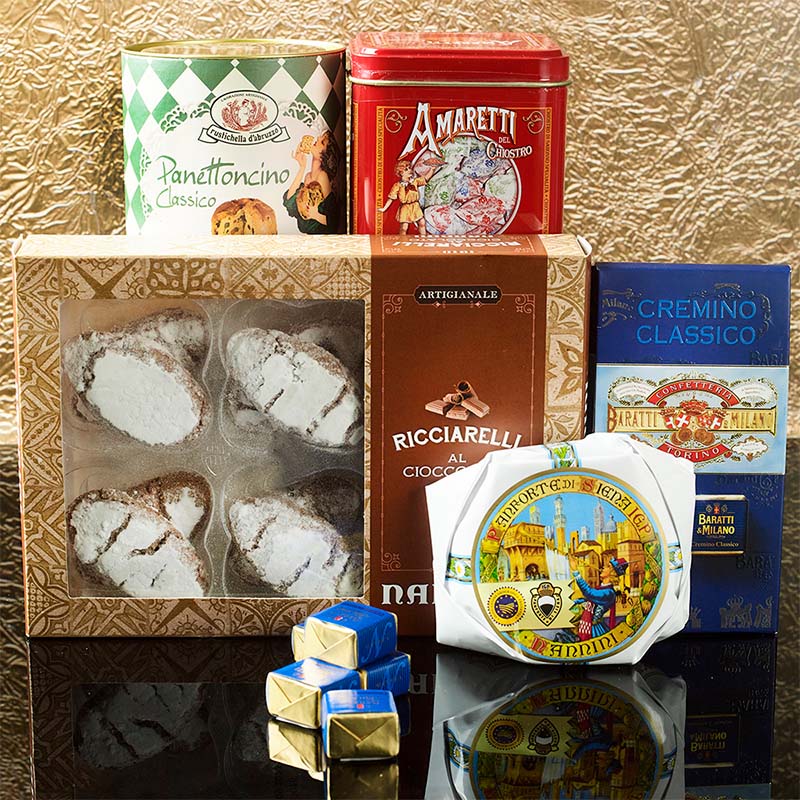 Sweet Taste of Italy Gift Box with Panettone